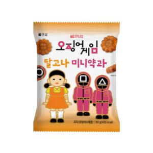 한입에 쏙! 낱개포장 되어있는 오징어게임 달고나 미니약과 90g