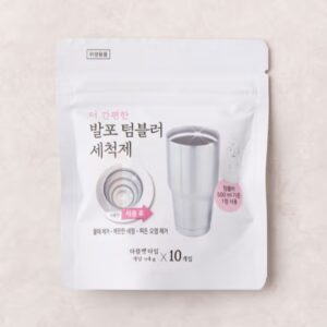물 때, 찌든 오염 제거용 동구밭 발포 텀블러 세척제 10개입