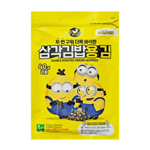 두번 구워 더욱 바삭한 미니언즈 삼각김밥용 김 리필용 40매 48g