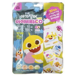 (1+1) 핑크퐁 아기상어 아이비타CD+아연 유아비타민 30정