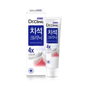 치석 걱정 끝! 2080 닥터크리닉 고불소 치석치약 (120g)