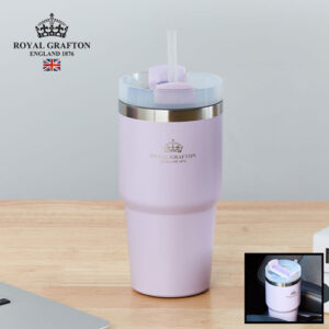뛰어난 보온&보냉 텀블러 로얄그래프톤 휴대용 텀블러 600ml ( 라이트퍼플 )