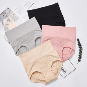 뱃살 보정 & 보온효과를 동시에 3D 허니콤 하이웨이스트 힙업 보정팬티 삼각
