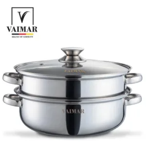 우리집 만능 찜솥 바이마르 엔틱 스테인레스 2단 찜솥 28cm
